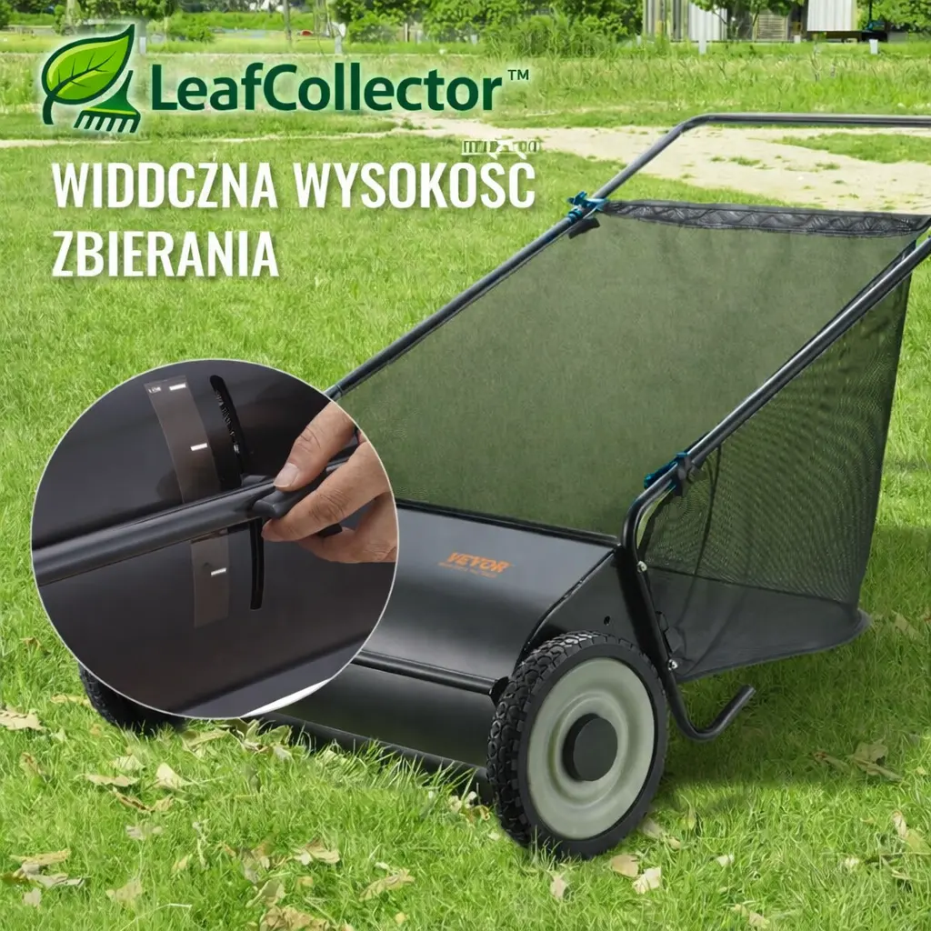 LeafCollector™ – Zamiatarka do Liści z Koszem