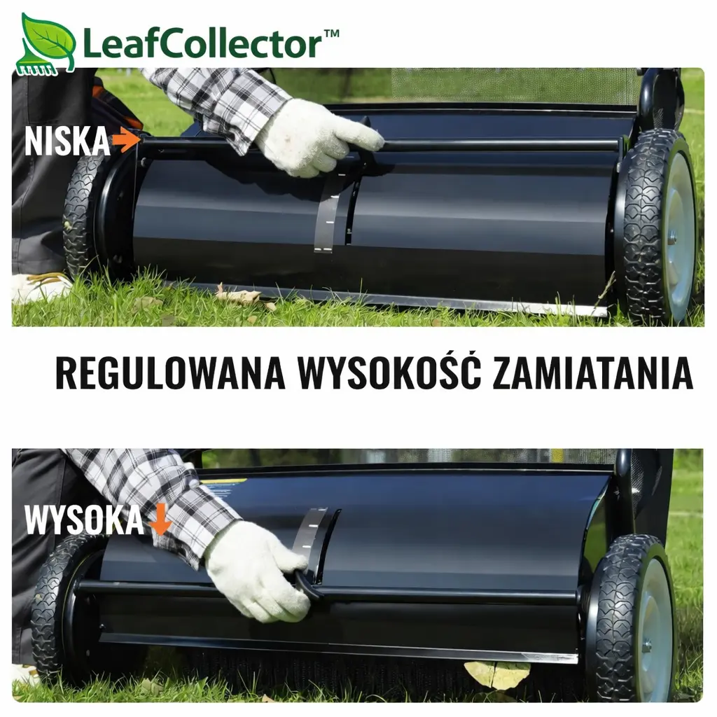 LeafCollector™ – Zamiatarka do Liści z Koszem