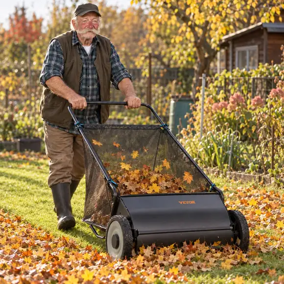 LeafCollector™ – Zamiatarka do Liści z Koszem